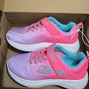 Skechers Kids' Vibrant Pink and Purple Sneakers